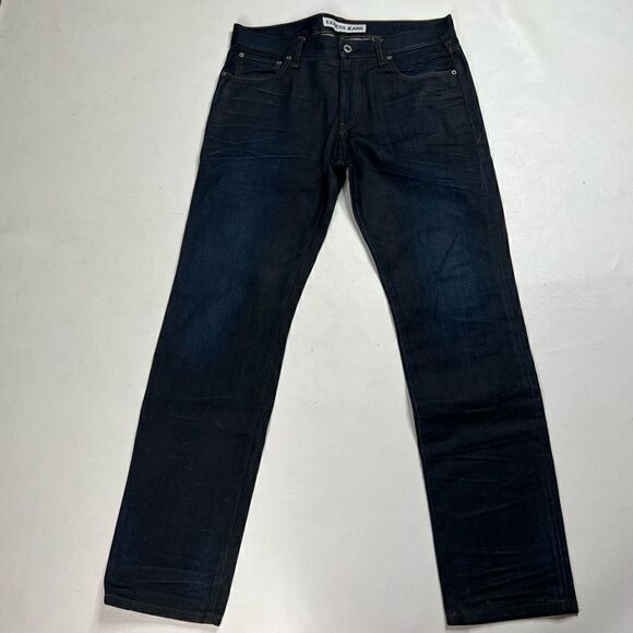 Express | NWOT Slum Fit RoccoāStraight Leg Dark DenimāJeans - Picture 1 of 5